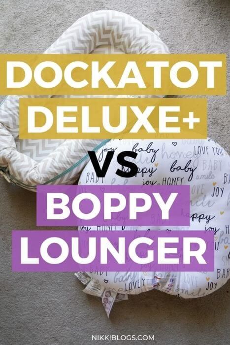 DockATot vs Boppy Lounger (REAL Mom Review) Boppy Pillow Uses, Boppy Newborn Lounger, Safe Co Sleeping, Boppy Lounger, Baby Support Pillow, Dockatot Deluxe, Newborn Lounger, Co Sleeping, All About Mom