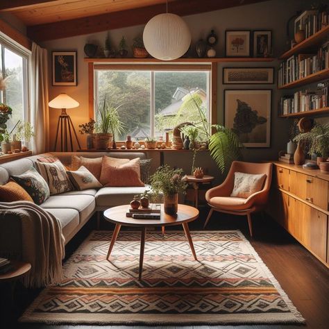 15 Cozy Mid Century Modern Living Room Ideas Cozy Living Rooms Gray Couch, Cosy Mid Century Living Room, Mid Mod Boho Living Room, Small Mid Century Living Room, Cozy Living Room Designs Small Spaces, Cozy Living Rooms Apartment Small Spaces, Mid Century Modern Basement, Mid Century House Interior, Cozy Tv Room