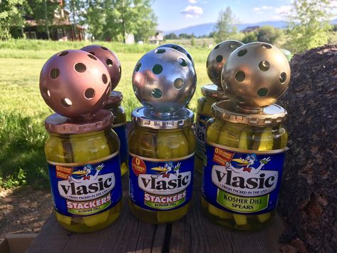 DIY Pickleball awards #pickleball #pickleballhumor #pickleballtrophy #pickleballtournament #pickleballaward Pickleball Party Food, Pickle Ball Tournament Ideas, Pickleball Table Centerpieces, Pickleball Tournament Ideas, Pickleball Trophy Ideas, Pickleball Cookies, Pickleball Craft Ideas, Pickleball Cake, Diy Pickleball Court