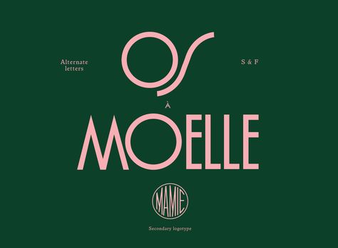 Mamie on Behance Inspiration Typographie, Restaurant Branding, Logo Restaurant, Custom Fonts, Typography Inspiration, Type Design, Design Graphique, New Fonts, 로고 디자인