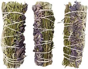 Sage bundle: sage removes negativity, while the lavender restores and invites positivity