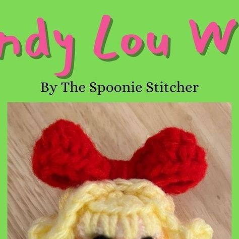 Cindy Lou Ornaments Diy, Crochet Cindy Lou Who Doll Pattern, Cindy Lou Who, Cindy Lou, Kawaii Crochet, Merry Christmas Everyone, Learn To Crochet, Doll Pattern, Amigurumi Crochet