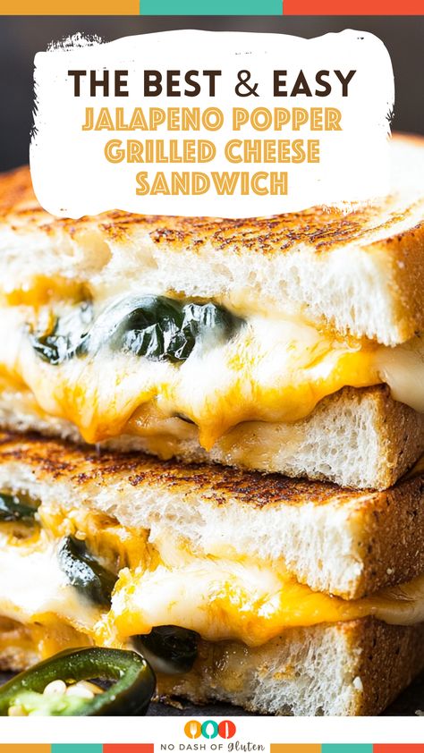 Jalapeno Poppers Grilled Cheese, Jalapeno Grilled Cheese Sandwich, Roasted Jalapenos, Sandwich Recipes Dinner, Popper Grilled Cheese, Grilled Cheese Sandwich Recipe, Cheese Game, Jalapeno Popper Grilled Cheese, Cheese Sandwich Recipe