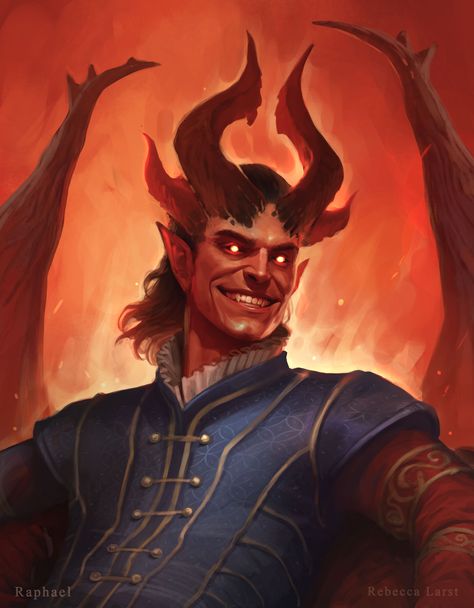 Tiefling Paladin Dnd, Balders Gate 3 Wallpaper, Cambion Art Dnd, Baldurs Gate 3 Raphael, Raphael Bg3 Fanart, Baldur's Gate 3 Art, Strahd Dnd Fanart, Raphael Baldur's Gate 3, Baldur's Gate 3 Fanart