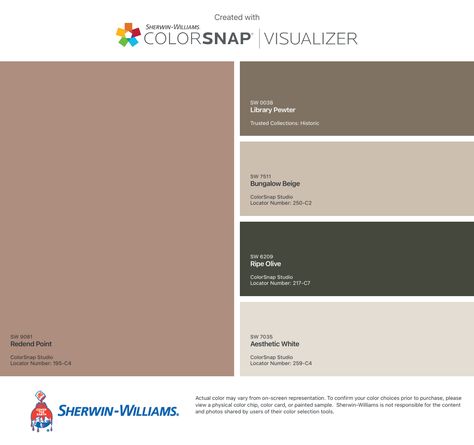 Sw 0079 Pinky Beige, Dusty Rose Benjamin Moore Paint, Sw Dusty Rose, Pinky Brown Paint Colors, Redend Point Bedroom, Pink Beige Living Room, Redend Point Color Palette, Beige Bathroom Ideas Color Combos, Sherwin Williams Redend Point