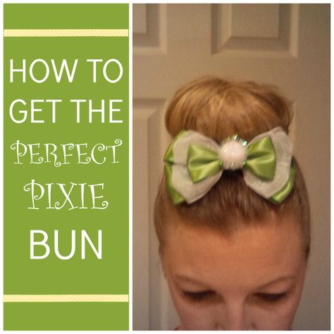 The Perfect Pixie Bun Tinker Bell Bun, Tinkerbell Bun, Neverland Fairies, Diy Hair Bun, Hot Buns, Sock Bun, Disney Board, Disney Inspired Fashion, Scary Halloween Party