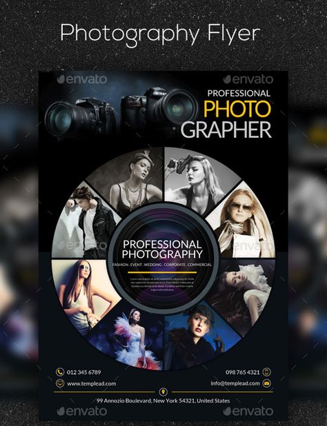 Photographer Flyers, Photoshop Flyer Template, Photoshop Flyer, Free Psd Flyer Templates, Photoshop Tutorial Typography, Free Psd Flyer, Blurred Background Photography, Minimal Photography, Photography Pricing