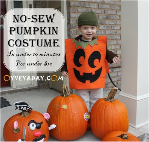 Diy Pumpkin Costume, Diy Last Minute Halloween Costumes, Halloween Pumpkin Diy, Diy Halloween Games, Pumpkin Halloween Costume, Easy Diy Costumes, Last Minute Halloween, Masks Diy, Games Diy