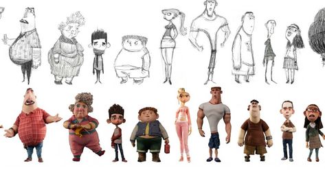 © Laika Entertainment © Focus Features Pencil character drawings by Heidi Smith Early Norman concepts (2008) by Guy Davis Early... Laika Studios, Model Sheet, Concept Art Character, Animation Design, Cartoon Character Design, 3d Characters, Character Design References, Design Reference, Animated Characters