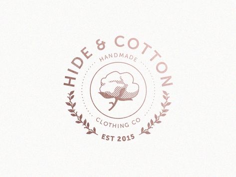 My wife started an online children’s apparel boutique called Hide & Cotton. We recently worked together on her new logo and I’m proud to be able to share it. You can find her work on the Hide &... Cotton Logo Design, Great Logo Design, Logos Ideas, Coffee Shop Logo, Farm Logo, Beautiful Logos, Seal Design, Retro Designs, Cotton Logo