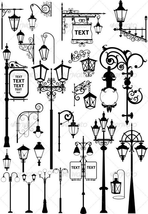 Antiques Repurposed, Street Lamp, 판타지 아트, Simple Doodles, Retro Modern, Street Light, Narnia, Design Sketch, 그림 그리기