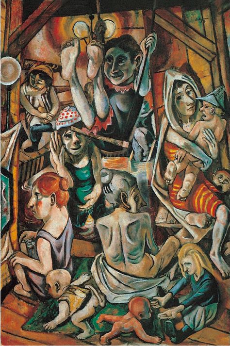 New Objectivity, Max Beckmann, Degenerate Art, Expressionist Artists, German Expressionism, Expressionist Art, Expressionist Painting, German Art, Art Brut