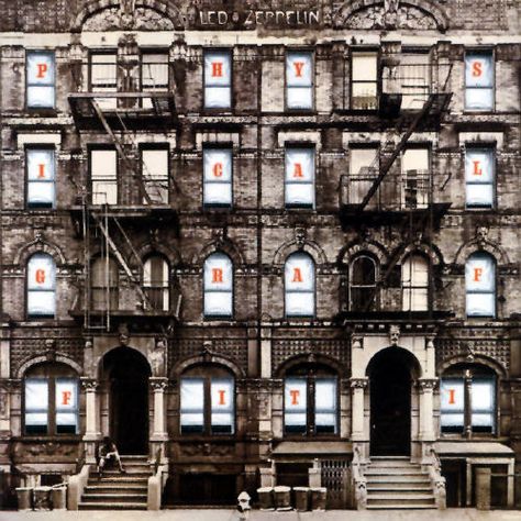 Led Zeppelin – Physical Graffiti Led Zeppelin Album Covers, Led Zeppelin Kashmir, Led Zeppelin Physical Graffiti, Led Zeppelin Albums, Physical Graffiti, Greatest Album Covers, Surf Music, As A, Dimebag Darrell