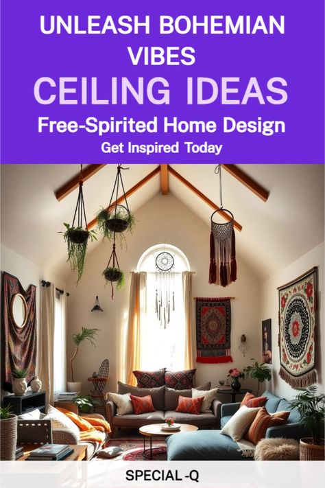 Boho Ceiling Ideas Boho Ceiling, Fabric Ceiling, Copper Ceiling, Ceiling Murals, Rustic Lanterns, Boho Interiors, Boho Fashion Bohemian, Ceiling Ideas, Beaded Chandelier