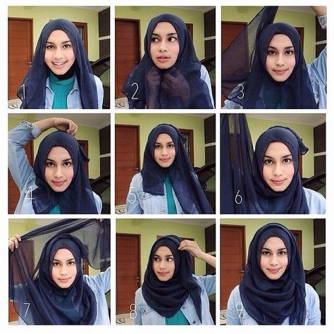 ce052a657bdb87439d96ed1f1c5fcb5c How To Wear Hijab, Wearing Hijab, Hijab Inspiration, Muslimah Style, Simple Hijab, Muslim Style, Hijab Style Tutorial, Stylish Hijab, Modesty Fashion