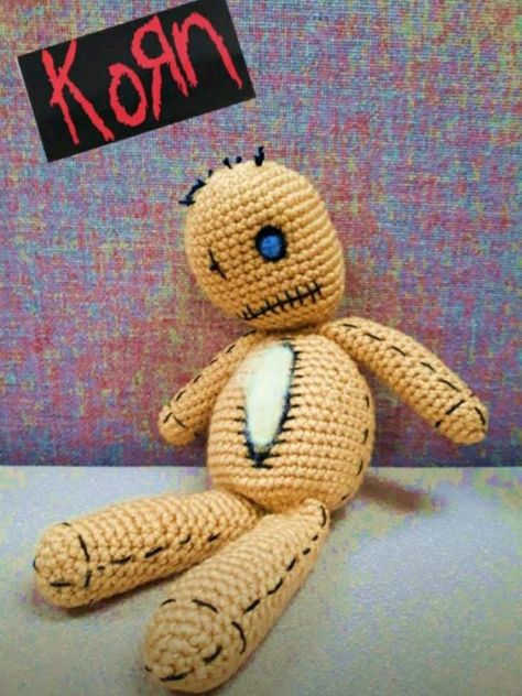 Korn Issues Doll, Korn Issues, Doll Crochet, Yum Yum, Crochet Designs, Easy Crochet, Crochet Amigurumi, Crochet Projects, Amigurumi