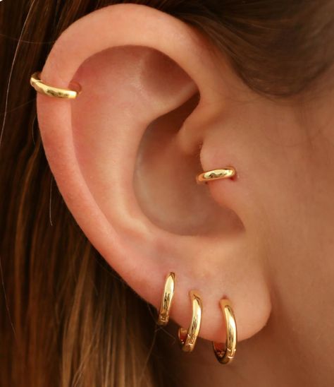 18K Gold Plated Hinge Huggie Hoop Earrings fit Cartilage, Helix, Tragus, Sung, Earlobe Small Gold Hoop Earrings, Small Gold Hoops, Hypoallergenic Earrings, Huggie Hoop Earrings, Tragus, Gold Hoop, Gold Hoop Earrings, Helix, Women's Earrings