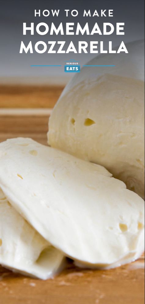 How to Make Fresh Mozzarella From Scratch Make Fresh Mozzarella, Fresh Mozzarella Recipe, Cheese Recipes Homemade, Homemade Mozzarella, Cheese Making Recipes, Mozzarella Recipes, Cheese Making, Homemade Cheese, Everyday Meals