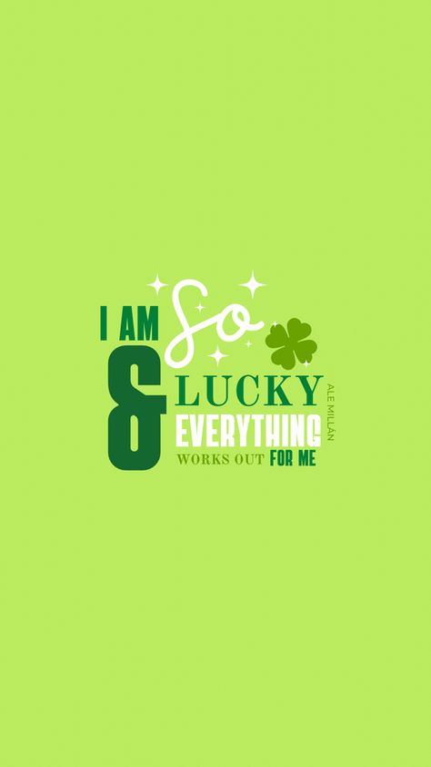 Manifestation lucky wallpaper Happy Go Lucky Wallpaper, Green Lucky Wallpaper, Lucky Aesthetic Wallpaper, Lucky Wallpaper For Money, Lucky Wallpapers For Phone, Abundance Wallpaper, Ancient Wisdom Quotes, Clover Leaves, Lucky Wallpaper