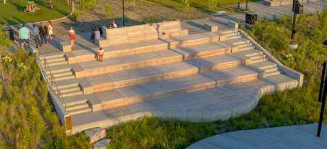 Grand Junction Plaza Sustainable Landscape, Plaza Design, Architect Magazine, Sustainable Landscaping, Ipe Wood, Grand Junction, Garden Show, Public Garden, Garden Tours