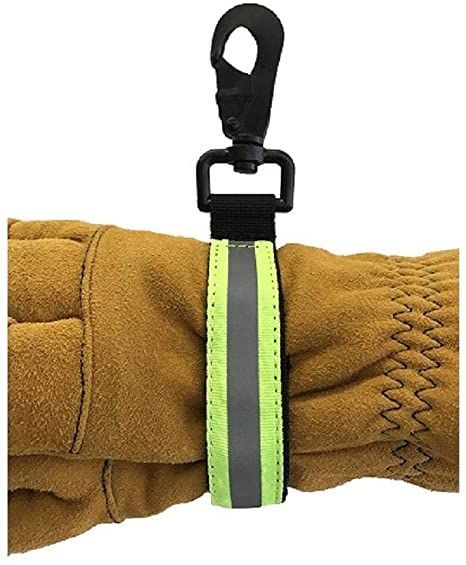 LINE2design Heavy Duty Firefighter Glove Strap with Green Reflective Trim Fire Gear Bags - Ultimate Turnout Gear Bags Firefighting Glove Safety Strap Firefighter Equipment, Fire Gear, Turnout Gear, Firefighter Gear, Gear Design, Safety Gloves, Cut Resistant Gloves, Cold Weather Gloves, Fire Fighter