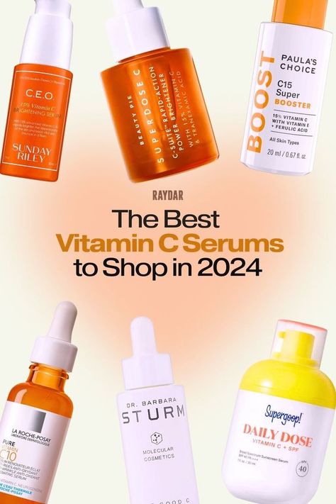 Want a brighter complexion? Check out our favorite vitamin C serums and shine on! Vitamin C Skin Benefits, Best Vitamin C Serum For Face, Best Vitamin C Serum, Beauty Pie, Best Vitamin C, Vitamin C Benefits, Boost Collagen, Vitamin F, Severe Acne