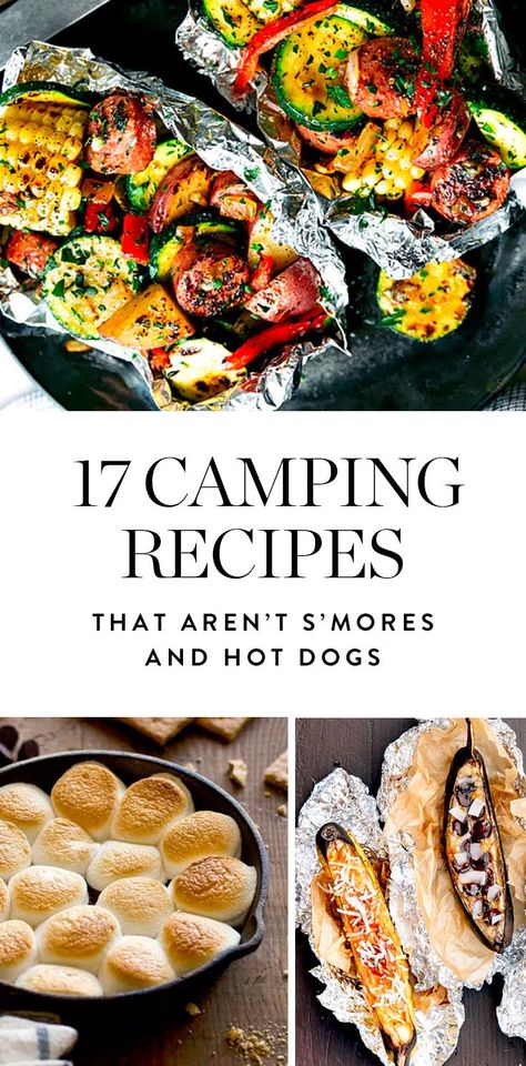 Chicken Foil Packs, Campfire Pizza, Banana Boats, Best Camping Meals, Camping Dinners, Warm Breakfast, Campfire Food, Dog Camping, Camping Recipes