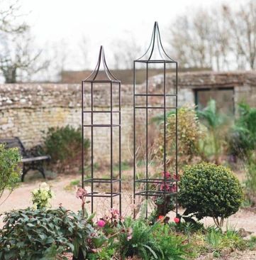 Garden Pillar, Trellis Pergola, Utah Landscape, Obelisk Trellis, Small Flower Gardens, Garden Arch Trellis, Arch Trellis, Backyard Garden Ideas, Garden Obelisk