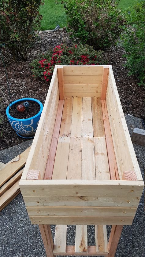 DIY Tall Wood Garden Planter Plans Instant Download Build - Etsy Australia Raised Planter Boxes Plans, Wooden Planter Boxes Diy, Diy Wood Planter Box, Bed Tables, Diy Wooden Planters, Diy Wood Planters, Tortoise Table, Planter Box Plans, Eagle Project