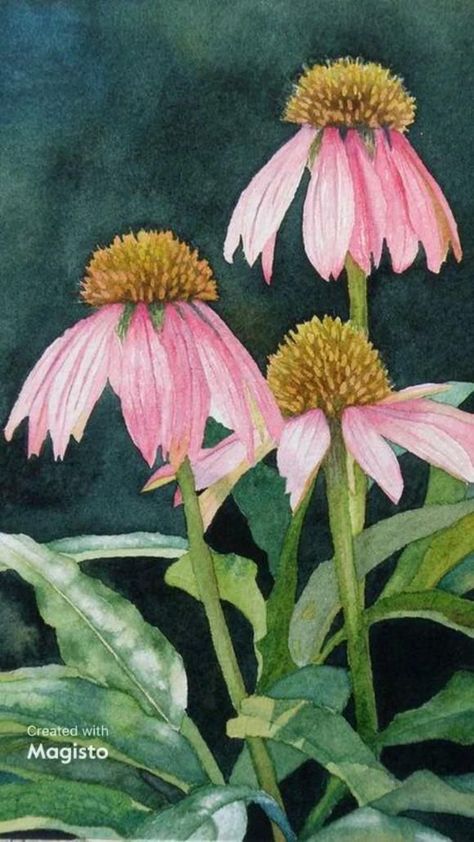 my life | Floral watercolor, Art painting, Watercolor art Hur Man Ritar Blommor, Hur Man Målar, Watercolor Flower Art, Class Notes, 수채화 그림, Watercolor Art Lessons, Watercolor Flowers Paintings, Watercolor Inspiration, Flower Art Painting