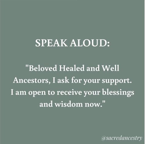 Ancestral Healing Quotes, Ancestor Affirmations, Ancestors Quotes Spiritual, Ancestors Prayers, Ancestor Healing, Ancestor Prayer, Ancestral Work, African Orishas, Ancestors Quotes