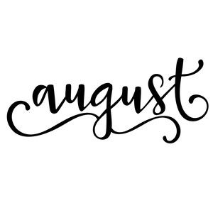 august August Lettering, Hand Lettering Alphabet, Bujo Inspiration, Bullet Journal Inspo, Silhouette Cameo Projects, Silhouette Design Store, Chalkboard Art, Brush Lettering, Planner Bullet Journal