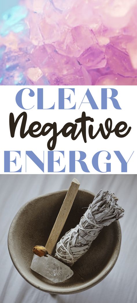 How To Clear Negative Energy From Your Home - Shop With Me Mama Health Crystals, Smudging Sage, Spiritual Living, Spring Cleaning Hacks, Removing Negative Energy, Clear Negative Energy, Masculine Energy, Exercise Tips, Shop With Me