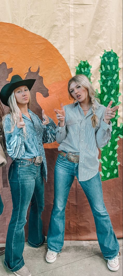 How To Style A Cowboy Hat Women, Western Outfits With Wide Leg Jeans, Hoodie And Jeans Outfit Western, Punchy Jeans, Western Pearl Snap Outfit, 7s Jeans Outfit Western, Trouser Jeans Outfit Western, 7s Jeans Outfit, Western Easter Outfit