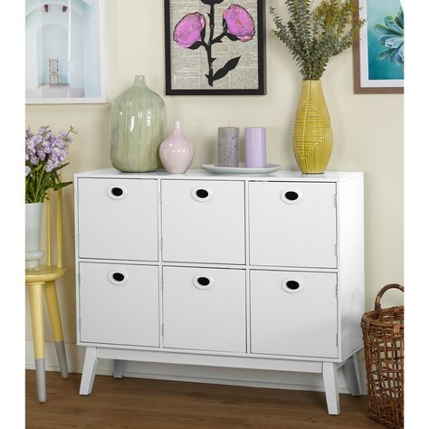 Simple Living Jamie Storage Cabinet (White) Office Entry, Accent Storage Cabinet, Inside Cabinets, Accent Storage, Cabinet Dimensions, Cabinet Bed, Open Door, Cabinet Features, Accent Doors