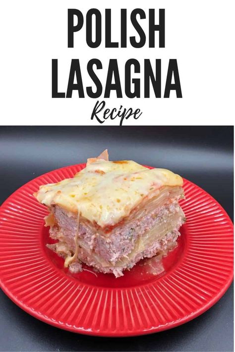 Easy Polish Recipes, Minced Pork, Easy Main Dishes, European Cuisine, Pork Meat, Cabbages, Minced Meat, Polish Recipes, Lasagna Recipe