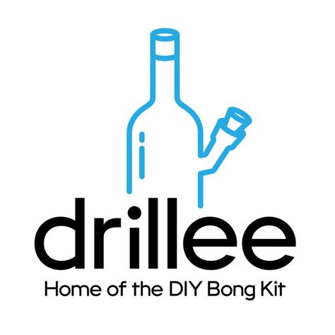 Drillee DIY Bong Kits – drillee Diy Bong, Bottle Bong, Free Blog Sites, Ceramic Bottle, Blog Sites, Recycled Bottles, Liquor Bottles, Purple Glass, Drill Bit