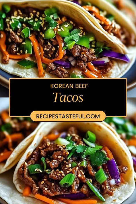 Delicious and flavorful Korean Beef Tacos, featuring seasoned minced beef and a crunchy Asian slaw, all served in mini taco shells. Perfect for parties or a fun family dinner! Crunchy Asian Slaw, Korean Beef Tacos, Korean Tacos, Mini Taco, Onion Sprouts, Cabbage Rice, Minced Beef, Mini Tacos, Asian Slaw