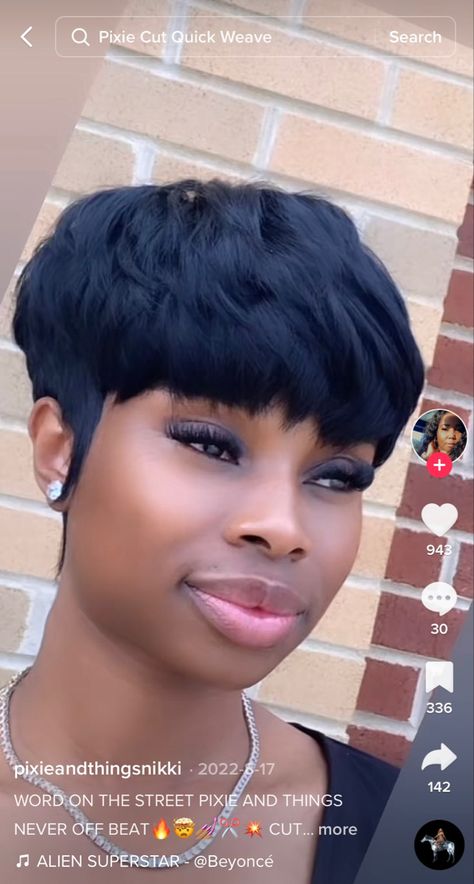 Mushroom Cut, Short Quick Weave, Natural Hair Haircuts, 90’s Hairstyles, Black Barbies, Short Hair Images, Cute Haircuts, Quick Weave Hairstyles, Hairstyles Updo