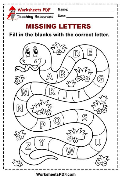 Free Printable Alphabet Worksheets, Tracing Alphabet, Letter Worksheets For Preschool, Printable Alphabet Worksheets, Missing Letters, Alphabet Worksheets Kindergarten, Preschool Tracing, Worksheets Kindergarten, Tracing Worksheets Preschool