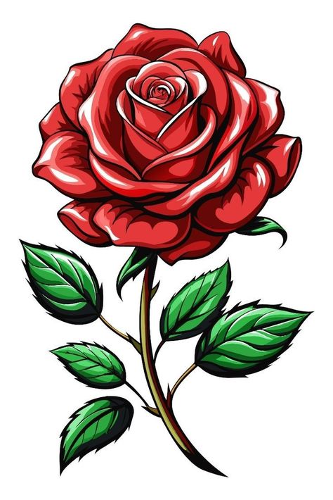 Rose Outline Drawing, Rose Drawing Simple, Medium Tattoos, Alice And Wonderland Tattoos, Rose Outline, Beautiful Tattoos For Women, Wonderland Tattoo, Cute Blue Wallpaper, Copic Art