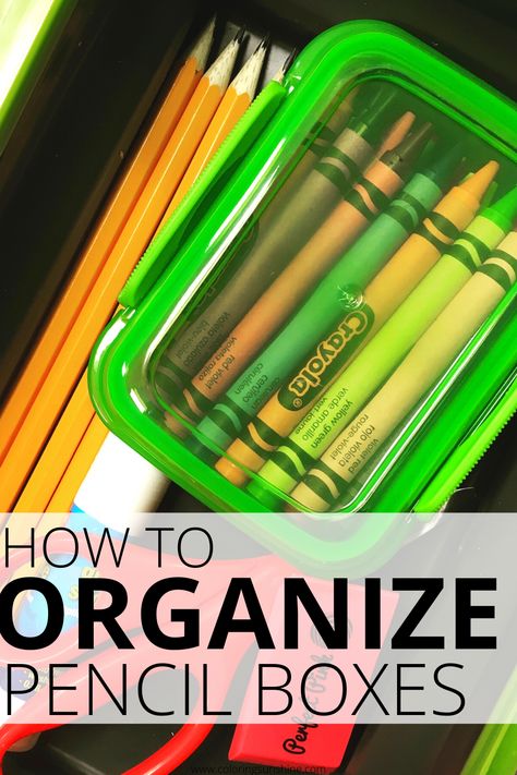 Find ideas on how to organize your students pencil boxes. These easy tips will help organize your student and your classroom. Individual Student Supply Storage, Pencil Box Ideas Classroom, Student Pencil Box Organization, Pencil Box Organization, Pencil Storage Ideas, Pencil Box Ideas, Student Supply Organization, Decorate School Supplies, Student Desk Organization