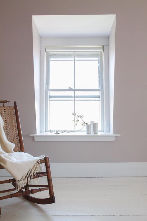 Sponsored: Cape Cod Summer Bedrooms Refreshed with Farrow & Ball Paint: Peignoir Remodelista White Wall Paint, White Wall Bedroom, Pink Paint Colors, Wall Colours, Summer Bedroom, Farrow And Ball Paint, Farrow And Ball, Pink Paint, Bedroom Paint Colors