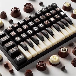 Piano Keyboard make of Chocolate - Image Creator from Microsoft Designer Chocolate Image, Piano Keyboard, Create Image, Bing Images, Microsoft, Keyboard, Piano, The Creator