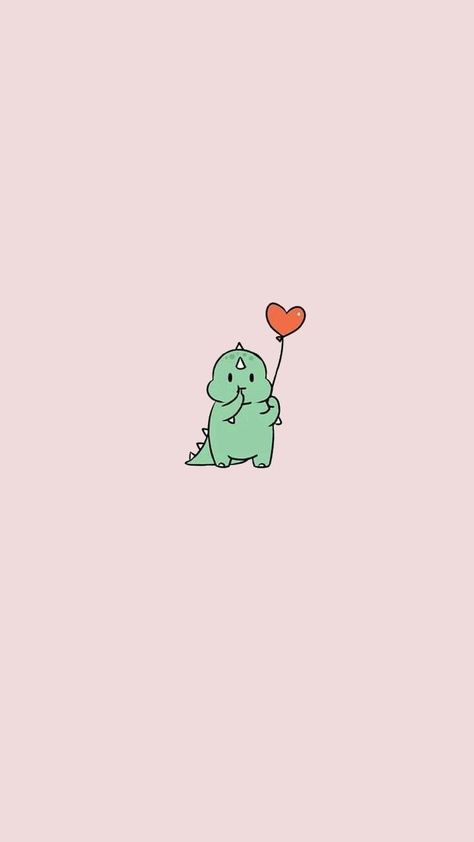 Funny Lockscreen, Wallpaper Iphone Boho, Dinosaur Wallpaper, A Level Art Sketchbook, Dinosaur Images, Cute Bunny Cartoon, Cute Simple Wallpapers, Cute Doodle Art, Iphone Wallpaper Girly