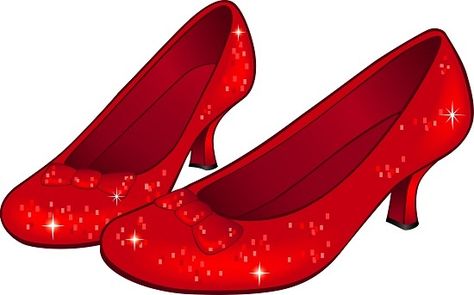 Pix For   Wizard Of Oz Ruby Slippers Clipart Ruby Slippers Tattoo, Diy Ruby Red Slippers Wizard Of Oz, Silver Slippers Wizard Of Oz, Wizard Of Oz Shoes, Ruby Red Slippers Wizard Of Oz, Dorothy Shoes, Red Images, Ruby Slippers, Shoes Drawing