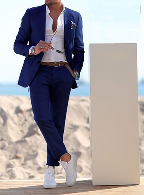 Mens Beach Wedding Suits, Linen Suits For Men, Beach Wedding Suits, Prom For Guys, Prom Suits For Men, Cheap Suits, Beach Suit, Linen Suits, Prom Suits