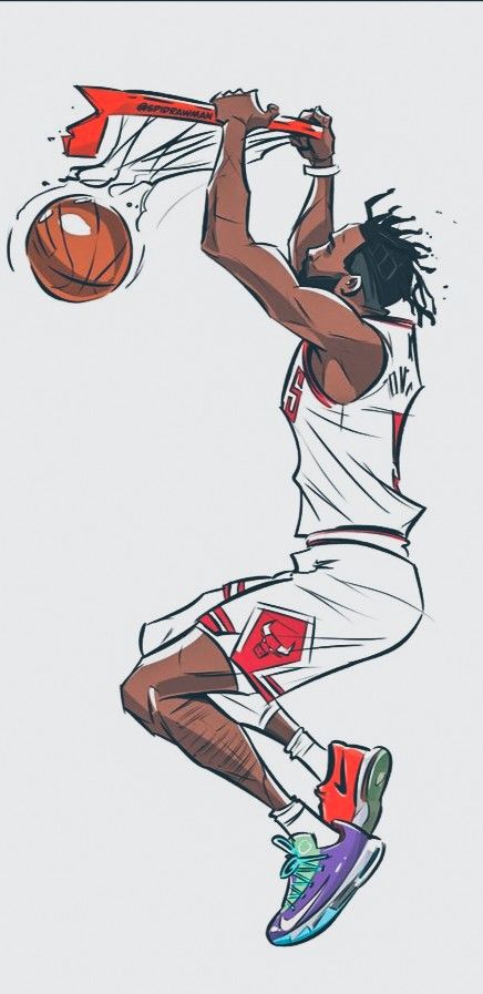 Basketball Sketch Art, Basketball Comic Art, Nba Comic Art, Basketball Poses Drawing, Basketball Illustration, Sports Illustrations Design, Basketball Dribble, Basketball Cartoon, Basketball Drawings