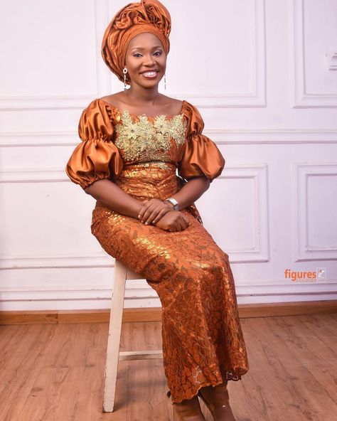 Burnt Orange Nigerian Lace Styles, Shirt And Blouse Lace Style Aso Ebi, Burnt Orange Lace Styles, Burnt Orange Lace Asoebi Styles, Burnt Orange Lace Dress, Ankara Pattern, Lace Asoebi Styles, Corporate Gowns, Owambe Styles