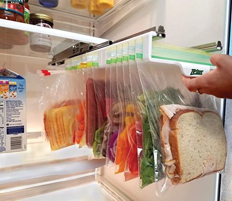 Store Refrigerator, Big Refrigerator, Bag Rack, Fridge Organisers, Refrigerator Organization, Refrigerator Storage, Fridge Organization, Store Organization, Organizing Bins